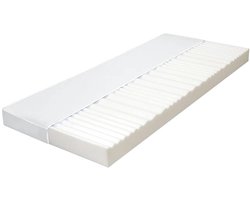 vidaXL - Matras - 7 - Zone - 10 - cm - PU-schuim - H2 - H3 - 120x200 - cm