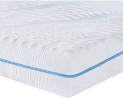 vidaXL - Matras - Wit - 140 - x - 200 - cm - Jacquard - stof