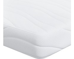 vidaXL - Matras - Wit - 140 - x - 200 - cm - Jacquard - stof