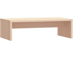 vidaXL - Monitorstandaard - 50x27x15 - cm - massief - grenenhout