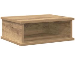 vidaXL - Nachtkastje - Artisan - Eiken - 40 - x - 31 - x - 15 - cm - Bewerkt - hout