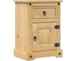 vidaXL - Nachtkastje - Corona - 45x35x64 - cm - massief - grenenhout