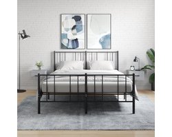 vidaXL Nachtlamp - Wandlamp - Nachtkastjes 2 st wandgemonteerd 35x35x20 cm betongrijs - Bergruimte - Badkamer Accessoires - Woonkamer Meubels