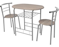 vidaXL - Ontbijtbarset - MDF
