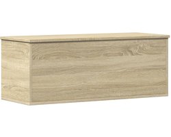 vidaXL - Opbergbox - 90x35x35 - cm - bewerkt - hout - sonoma - eikenkleurig