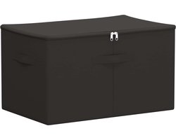vidaXL - Opbergbox - Antracietkleurig - 60 - x - 43 - x - 35 - cm - Nonwoven - stof