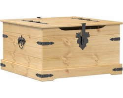 vidaXL - Opbergbox - Corona - 78x78x45 - cm - massief - grenenhout