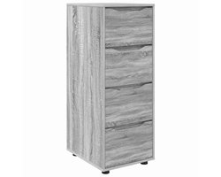 vidaXL - Opbergkast - Grijs - Sonoma - 40 - x - 48 - x - 105 - cm - Bewerkt - hout