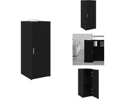vidaXL Opbergkast - Opbergkasten - Kast - Dressoirkast - Opbergkast 40x45x103,5 cm bewerkt hout zwart