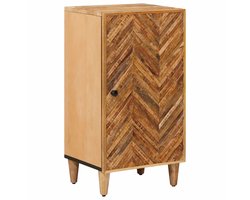 vidaXL - Opbergkasten - Bruin - 40 - x - 33,5 - x - 75 - cm - Massief - Mango - Hout