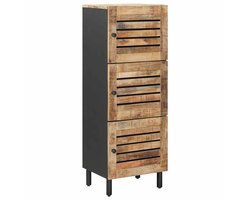 vidaXL - Opbergkasten - Naturel - 40 - x - 33 - x - 110 - cm - Massief - Mango - Hout