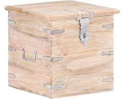 vidaXL - Opbergkist - 40x40x40 - cm - massief - acaciahout