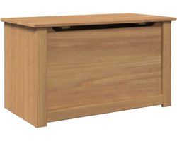 vidaXL - Opbergkist - met - deksel - Panama - 79x42x46 - cm - massief - grenenhout