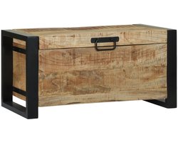 vidaXL - Opbergkisten - 60x30x30cm - Massief - Mangohout - en - Metaal