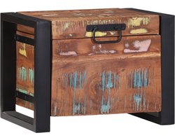 vidaXL - Opbergkisten - Multikleur - 40 - x - 30 - x - 30 - cm - Massief - gerecycled - hout