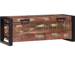vidaXL - Opbergkisten - Multikleur - 80 - x - 30 - x - 30 - cm - Massief - gerecycled - hout