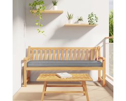 vidaXL - Pallet - Kussen - Grijs - 200 - x - 40 - x - 8 - cm - Oxford - Stof