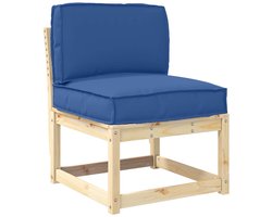 vidaXL - Pallet - Kussen - Set - 2 - pcs - Koninklijk - Blauw - Oxford - Stof