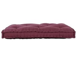 vidaXL - Pallet - Sofa - Kussen - Bordeaux - Stof