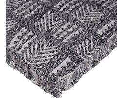vidaXL - Pallet - Sofa - Kussen - Grijze - print - Stof