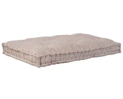 vidaXL - Pallet - Sofa - Kussen - Lichtbruin - Stof