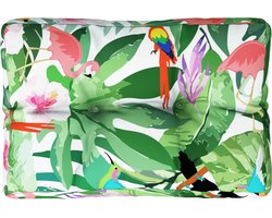 vidaXL - Palletkussen - 60x40x12 - cm - stof - meerkleurig