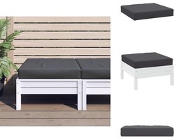 vidaXL Palletkussen - Palletkussens - Kussen - Kussentje - Palletkussen 60x60x8 cm oxford stof antracietkleurig