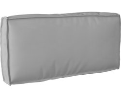 vidaXL - Palletkussen - voor - rugleuning - Grijs - 80 - x - 40 - x - 12 - cm - Oxford - stof