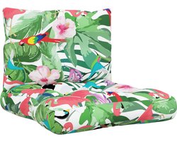 vidaXL - Palletkussens - 2 - st - oxford - stof - meerkleurig