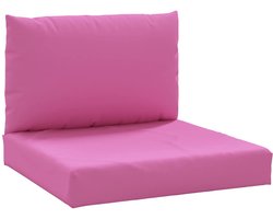 vidaXL - Palletkussens - 2 - st - oxford - stof - roze