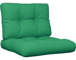 vidaXL - Palletkussens - 2 - st - stof - groen