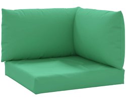 vidaXL - Palletkussens - 3 - st - oxford - stof - groen