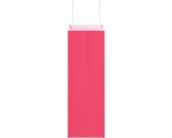 vidaXL - Papieren - zakken - 250 - st - met - hengsels - 21x11x31 - cm - roze