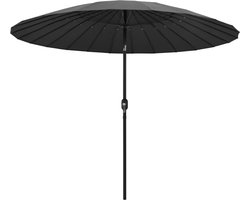 vidaXL - Parasol - met - aluminium - paal - 270 - cm - antraciet