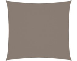 vidaXL Parasol - Zonnescherm - Zonnescherm vierkant 4x4 m oxford stof taupe - Outdoor Decor - Tuindecor - Patio Cover