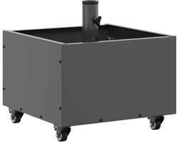 vidaXL - Parasolvoet - 11.75 - kg - Antraciet - Staal - Vierkant
