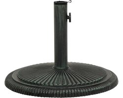 vidaXL - Parasolvoet - 45x45x30 - cm - gietijzer - groen