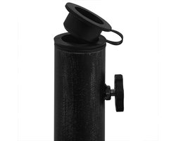 vidaXL - Parasolvoet - 9 - kg - 40 - cm - gietijzer - groen
