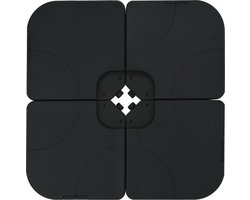 vidaXL - Parasolvoet - draagbaar - gevuld - met - zand - / - water - 60 - L