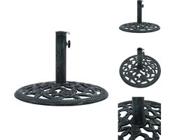 vidaXL Parasolvoet - Parasolvoeten - Parasol Voet - Parasol Voet - Parasolvoet 9 kg 40 cm gietijzer groen