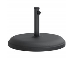 vidaXL Parasolvoet - Parasolvoeten - Parasol Voet - Voet Parasol - Parasolvoet voor stokken van Ø32/35/38 mm 25 kg rond