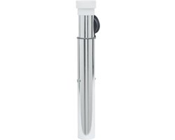 vidaXL - Parasolvoet - voor - in - grond - voor - 40-50 - mm - stok - aluminium - zilver