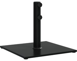 vidaXL - Parasolvoet - voor - stokken - van - Ø32/38/48 - mm - 17 - kg - vierkant