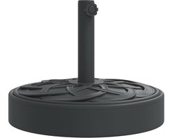 vidaXL - Parasolvoet - voor - stokken - van - Ø38 - / - 48 - mm - 25 - kg - rond