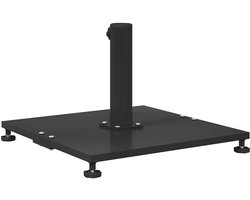 vidaXL - Parasolvoet - Zwart - 45 - x - 45 - x - 31 - cm