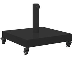 vidaXL - Parasolvoet - Zwart - 45 - x - 45 - x - 31,5 - cm