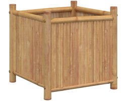 vidaXL - Plantenbak - 50x50x50 - cm - bamboe