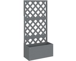 vidaXL - Plantenbak - met - latwerk - 65x33x135 - cm - HKC