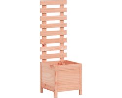 vidaXL - Plantenbak - met - rek - 39x39,5x114 - cm - massief - douglashout