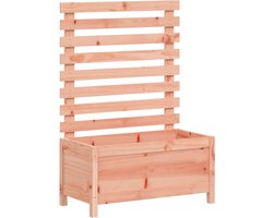 vidaXL - Plantenbak - met - rek - 79x39,5x114 - cm - massief - douglashout